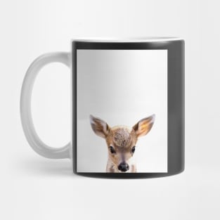 Baby deer print, Nursery, Animal, Kids room, Minimalist, Modern art, Wall art Mug